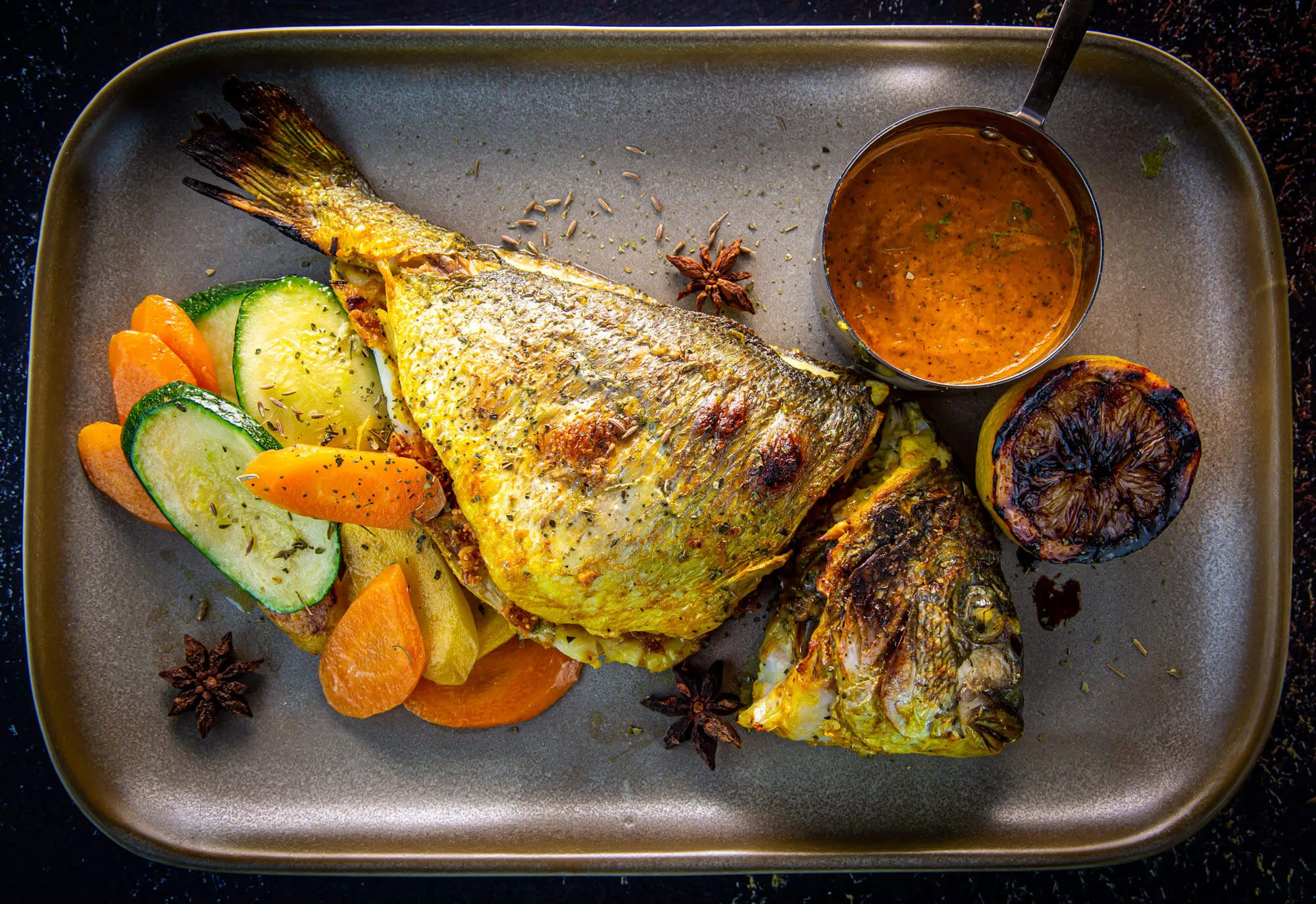 Malabar Grilled Sea Bass